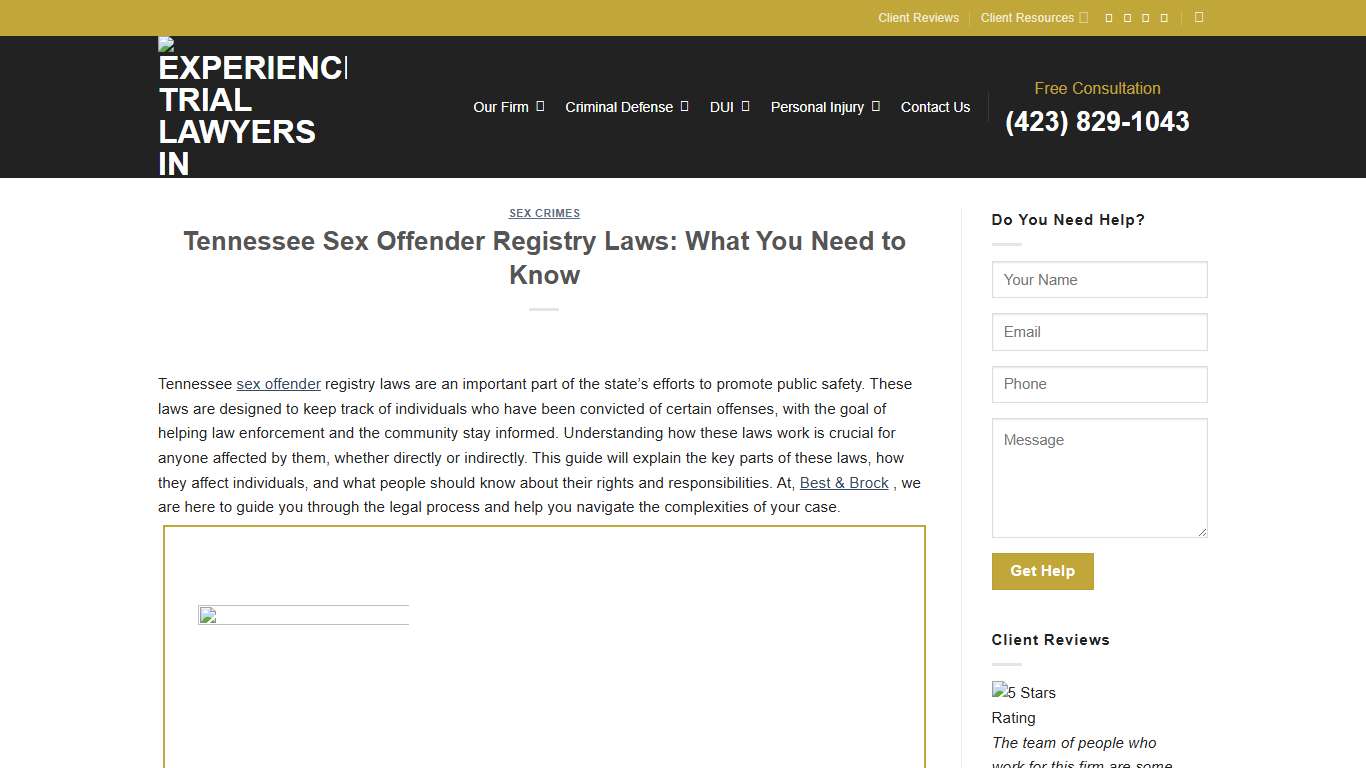 Tennessee Sex Offender Registry Laws: What You Need to Know