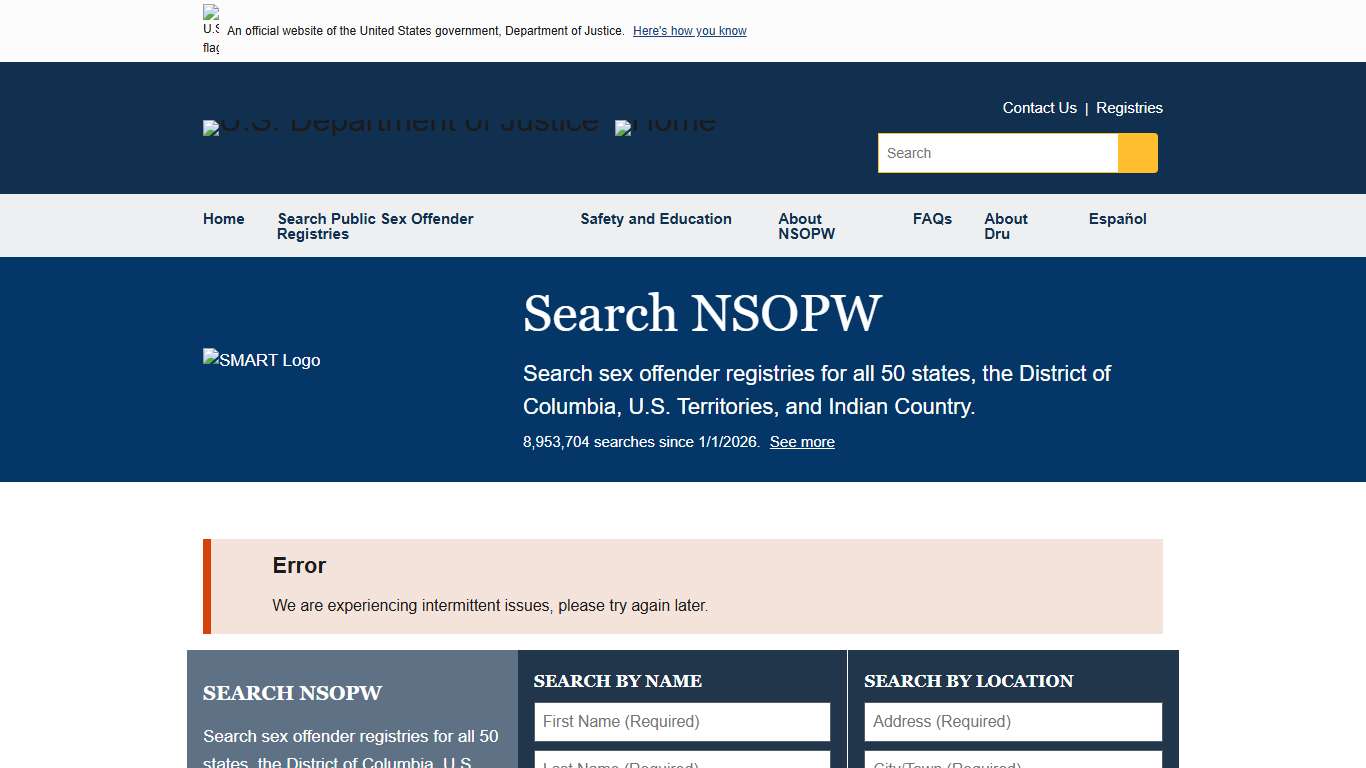 Home Dru Sjodin National Sex Offender Public Website